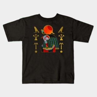 Colorful Egyptian Horus Kids T-Shirt